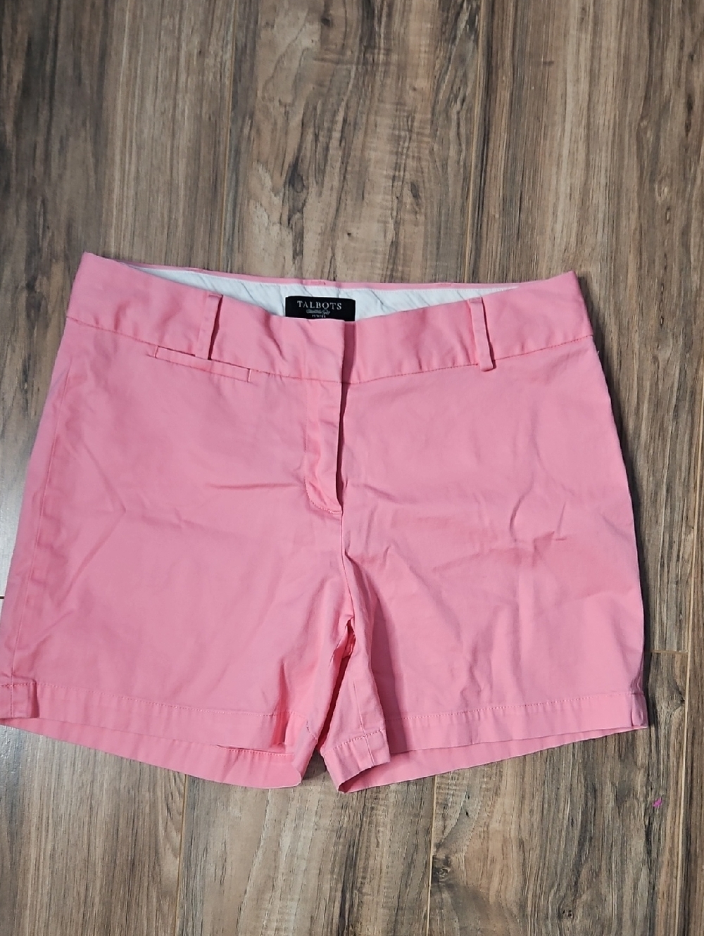 Talbots Pink Women's Cotton Bermuda Shorts Petite 6P